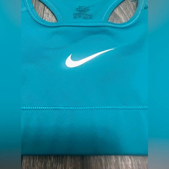 Nike dri-fit size XS Small blue-green teal sports bra - Picture 4 of 6